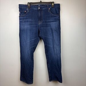AG Adriano Goldschmied Dylan Jeans Mens 38x34 Blue Slim Skinny Stretch Denim‎